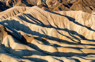 Zabriskie noktası Ölüm Vadisi Milli Parkı'nda California, Amerika Birleşik Devletleri 