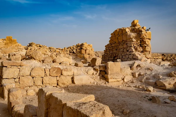 Shivta Uma Cidade Antiga Deserto Negev Israel Shivta Foi Declarada — Fotografia de Stock