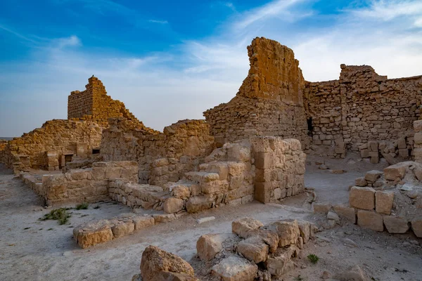 Shivta Antica Città Nel Deserto Del Negev Israele Shivta Stata — Foto Stock