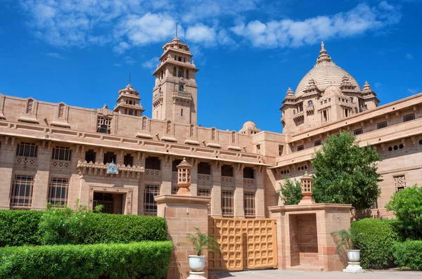 조드푸르 2013 라자스탄의 조드푸르에 Umaid Bhawan Palace Hotel — 스톡 사진