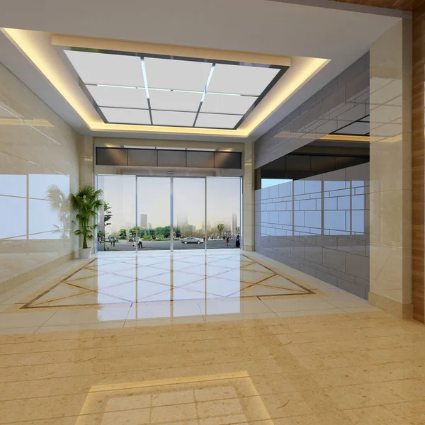 Empty lobby interior Royalty Free Stock Photos