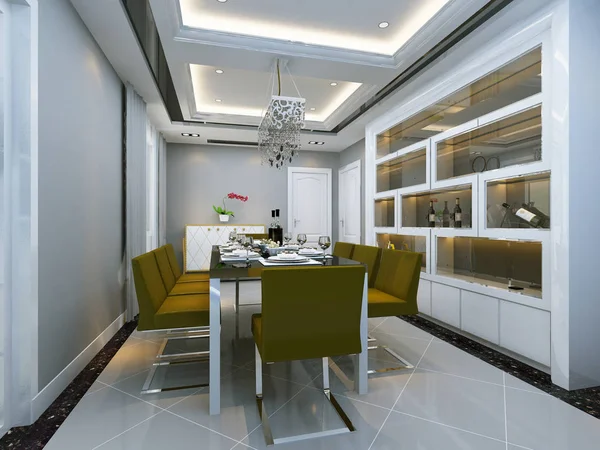 Inicio interior 3D renderizado —  Fotos de Stock