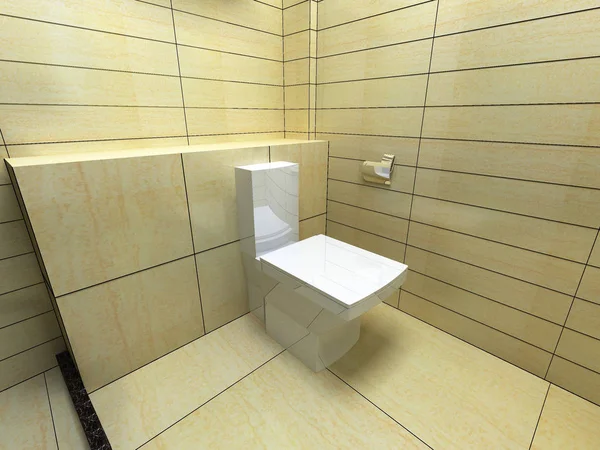 Renderizar un interior de baño — Foto de Stock