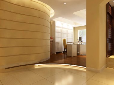 ev iç 3d rendering