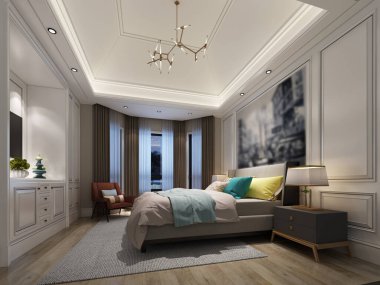 3D yatak odası, çok rahat.. 