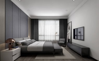 3D yatak odası, çok rahat.. 