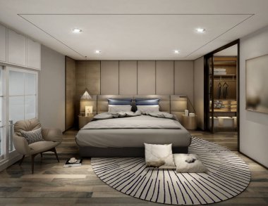 3D yatak odası, çok rahat.. 