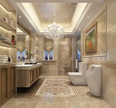 3D banyo içi görüntüleme.