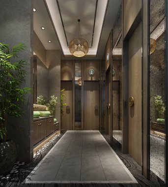 3D banyo içi görüntüleme.