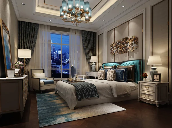 3D yatak odası, çok rahat..