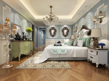 3D yatak odası, çok rahat..  