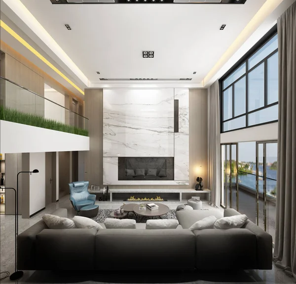 Rendering Von Home Interior — Stockfoto