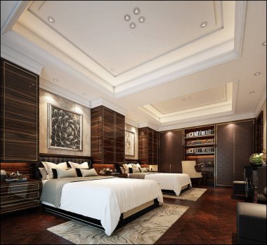 3D yatak odası, çok rahat.. 