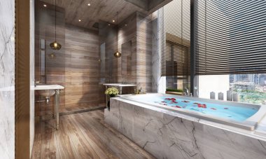 3D banyo içi görüntüleme.