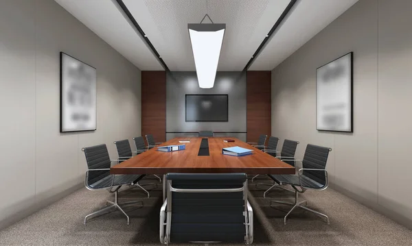 Rendering Conference Room — Stock Photo, Image