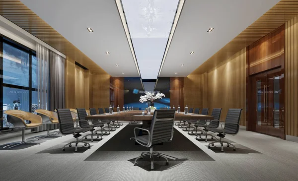 Rendering Konferenzraum — Stockfoto