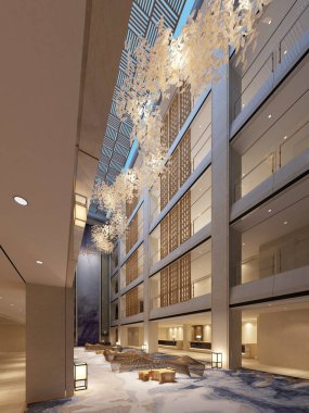 boş lobi iç işleme