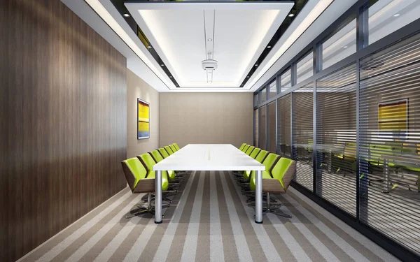 Rendering Conference Room — Stock Photo, Image