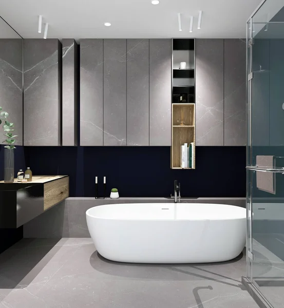 Rendering Interno Del Bagno — Foto Stock