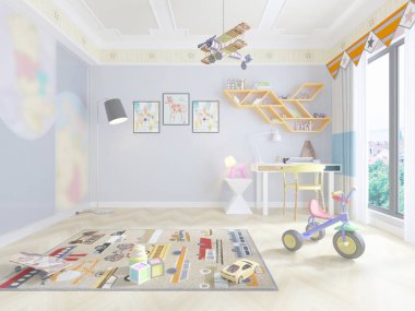 3B çocuk odası hazırlama