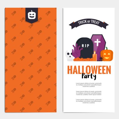 Hallowen el ilanı tasarımı