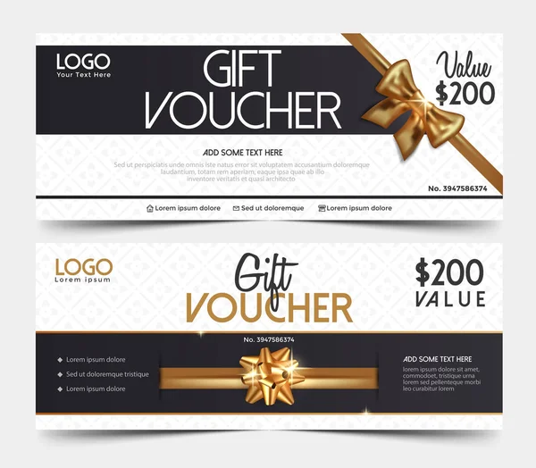 Projeto de vouchers 2 — Vetor de Stock