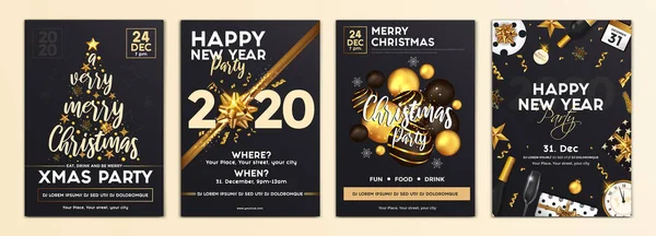 Christmas Party Flyer Design 4 — Stock Vector