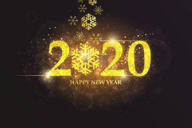 Tatil Yeni Yıl 2020 kartı