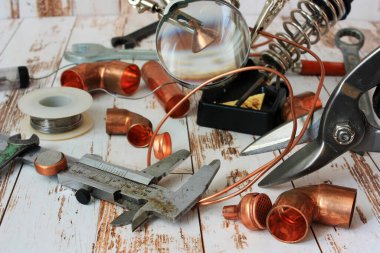 Lehim yapmak için araçlar ve malzemeler