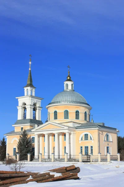 Starý Kamenný Ortodoxní Křesťanský Kostel — Stock fotografie