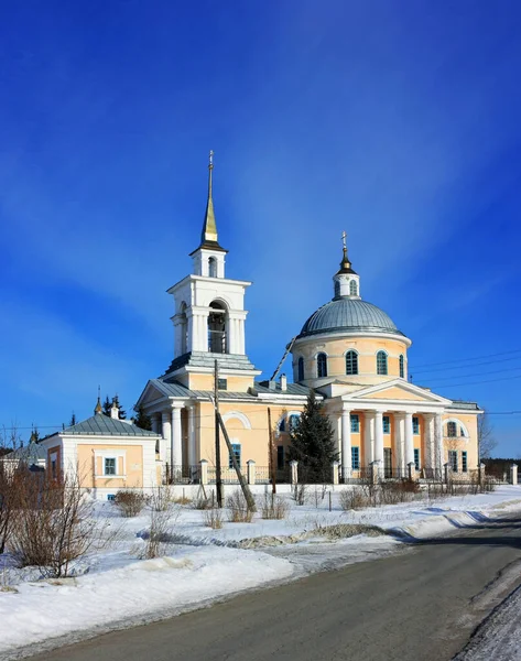 Oude Stenen Christelijk Orthodoxe Kerk — Stockfoto