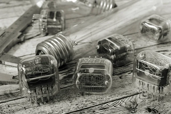 Lámparas Incandescentes Indicadores Descarga —  Fotos de Stock