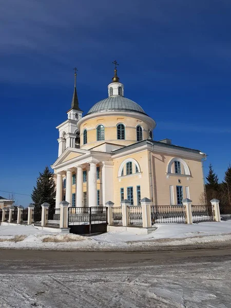 Ancienne Pierre Église Orthodoxe Chrétienne — Photo