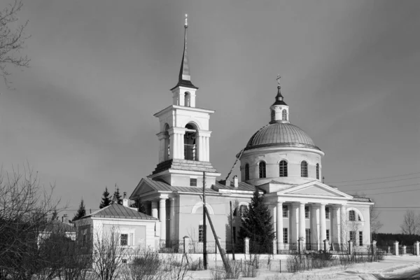 Alte Christlich Orthodoxe Kirche Aus Stein — Stockfoto