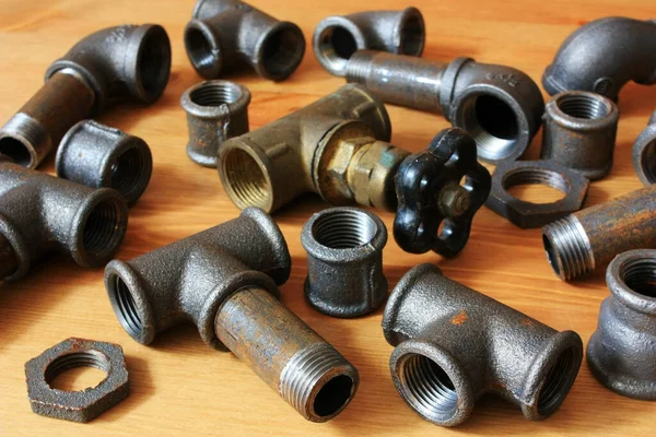 Plumbing Fittings Water Supply — Stock Photo, Image