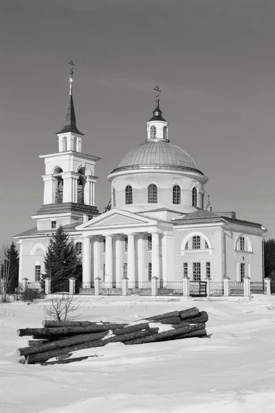 Starověký Kámen Křesťanský Ortodoxní Kostel — Stock fotografie