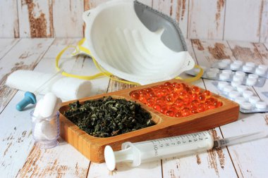 Tedavi için bitkiler ve haplar