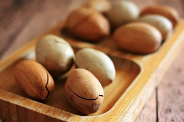 Pekan Ořechy Jsou Talíři — Stock fotografie