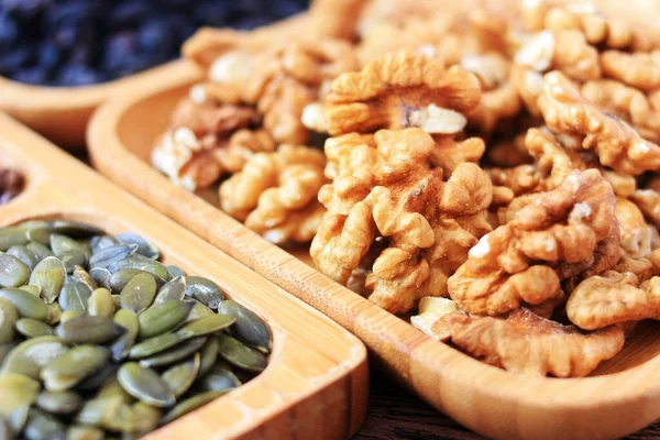 Mix Nuts Plate — Stock Photo, Image