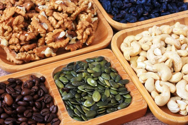 Mix Nuts Breakfast — Stock Photo, Image