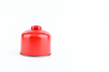 Beyaz bir arka planda advertisi turizm için gaz silindir yazıcı