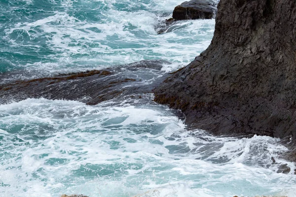 Belas Vistas Panorâmicas Mar Penhasco Uma Montanha Mar Negro Paisagem — Fotografia de Stock