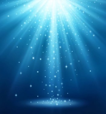 Işık ile sihirli arka plan