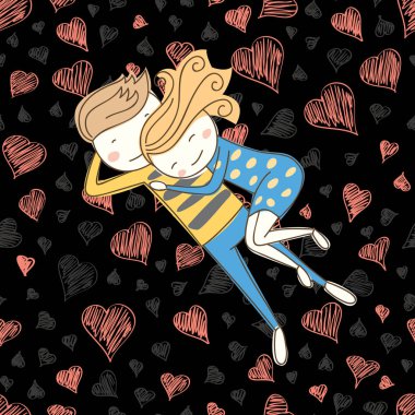 Sevgililer günü kart kavramı