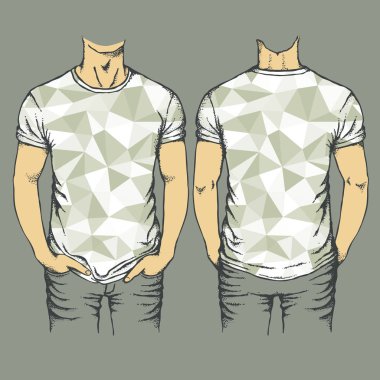 gri t-shirt şablonları