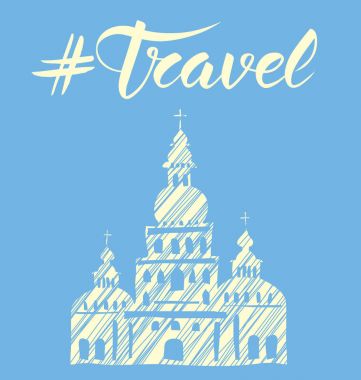 Simgesel Yapı ve seyahat hashtag  