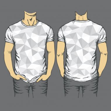 gri t-shirt şablonları