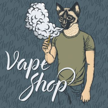 Kedi vaping elektronik sigara