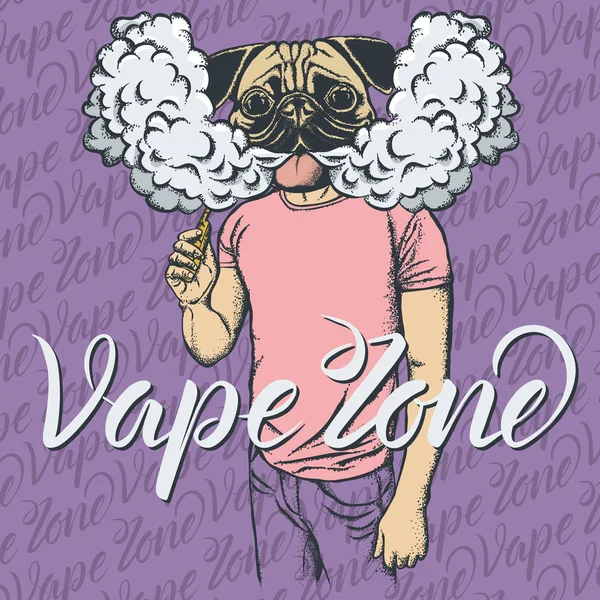 Köpek vaping elektronik sigara