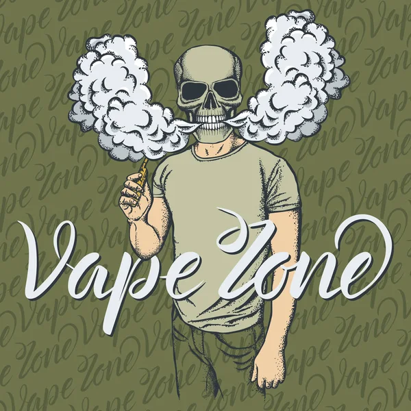 Kafatası vaping elektronik sigara